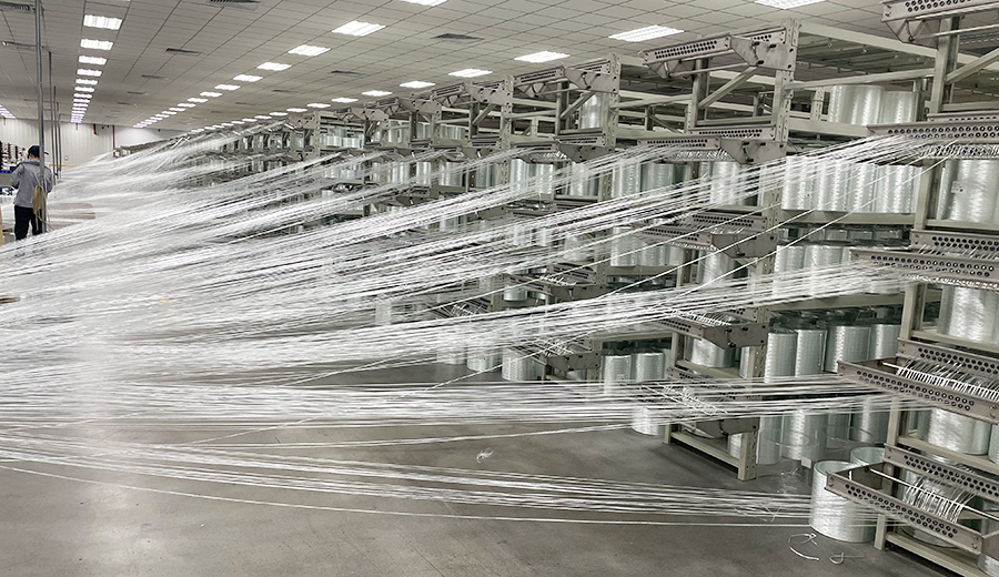 織布紗架客戶現(xiàn)場(chǎng)